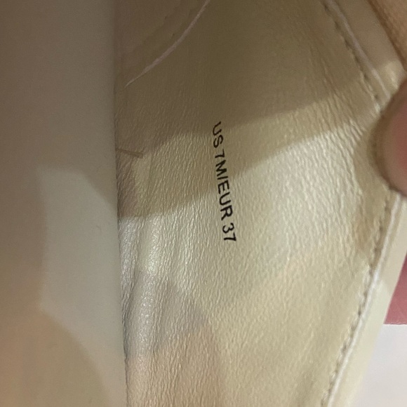 Vince Blair Cream Knit Slip-On Sneakers Mules Minimalist Casual Chic us 7 - Picture 7 of 9